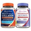Doktor'un Çok Tarifleri Kolajn Kompleksi & Magnezyum Glycinate Sche, Whole Body Rejuvenation, Relax & Relief, Collagen Capsules 90 ct & Magnezyum Capsules 90 ct