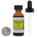 Lugol's Iodine / 2 Çözüm / 1 Oz bir Amber Glass Şişe / Free Dropper