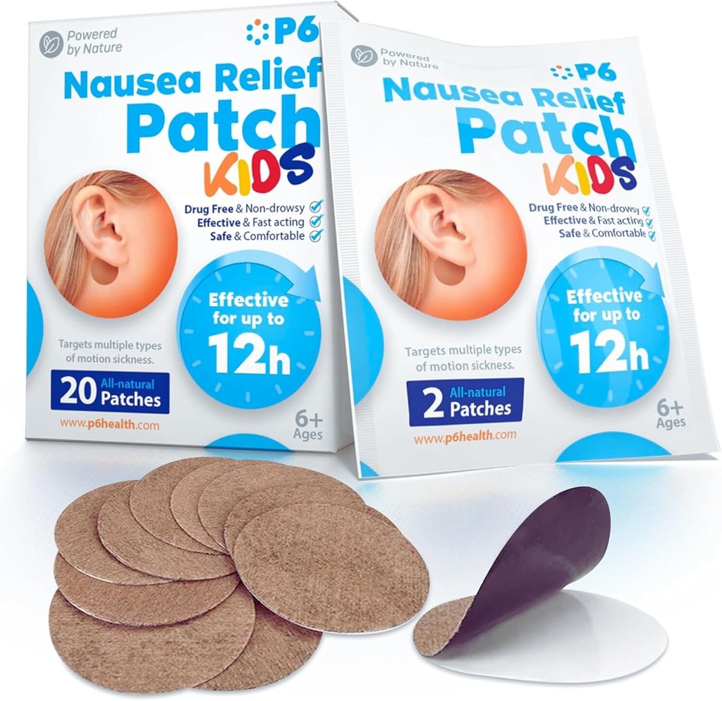 Çocuklar için Hareket Hastalığı Patches - Tüm Doğal Deniz Hastalığı Cruise ve Araba için Patches - Çocuklar için Drowsy Hareket Patch - Güvenli Hareket Hastalığı Seyahat Için Patch
