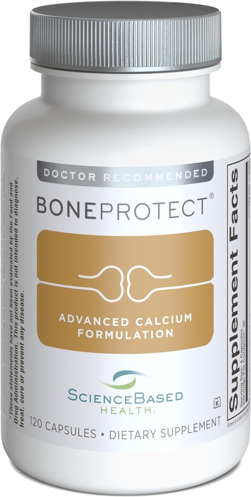 Bone Protection – Gelişmiş Bone Health Supplement withuba Citrate, Vitamin D3, K2 (MK-7), Magnezyum ve Antioksis - Is Bonek, Heart and Colon Health - 120 Capsules