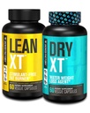 Jacked Factory Stim-Free Kilo Kayıpı - Lean XT Stim-Free Fat Burner ve Kuru XT Su Pilleri Bloating Reduce (30 Day Supply)