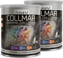 Drasanvi 2 Pack Collmar Hydrolyzed Marine Collagen ile Magnezyum Tozg Vanilla Flavor - Sağlıklı Bir Deri Kartilage ve Bones için İspanyolca Supplements - Mini Tiredness ve Fatigue