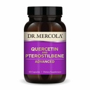Dr. Mercola Quercetin & Pterostilbene Advanced - Supports Respiratory & Immune Health - 500 mg Quercetin - High-Bioavailability Formula - Non-GMO, Gluten-Free & Soy Free - 60 Capsules (30 hizmet)