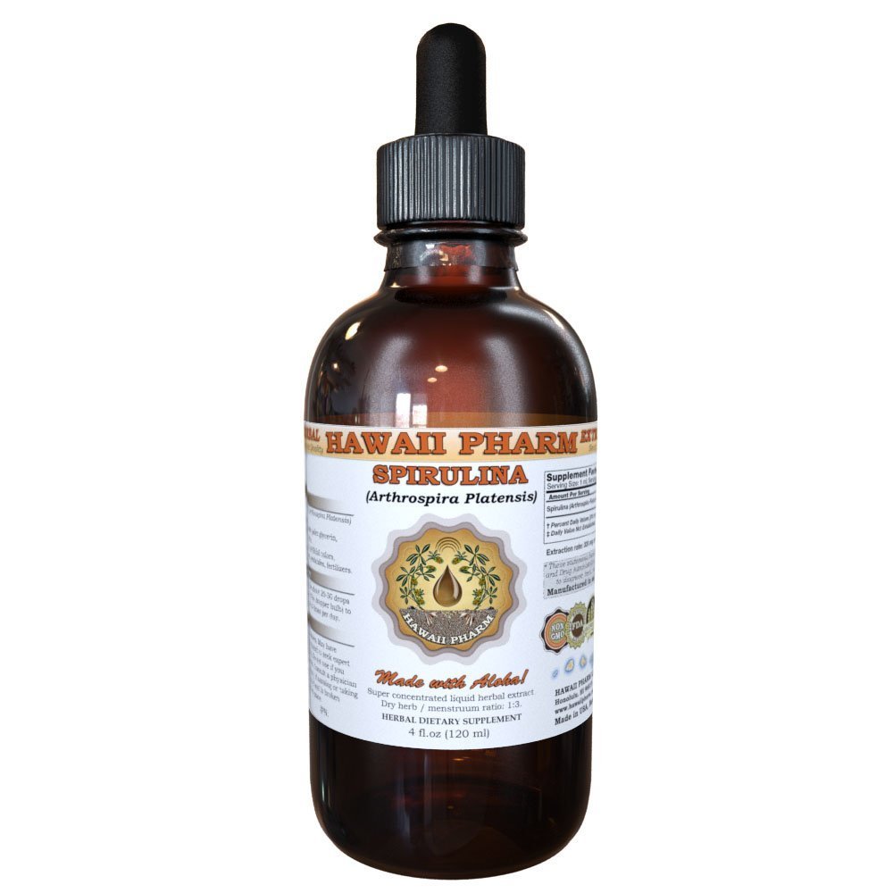 HawaiiPharm Spirulina (Arthrospira plakansis) Sıvı Tür 2 fl.oz