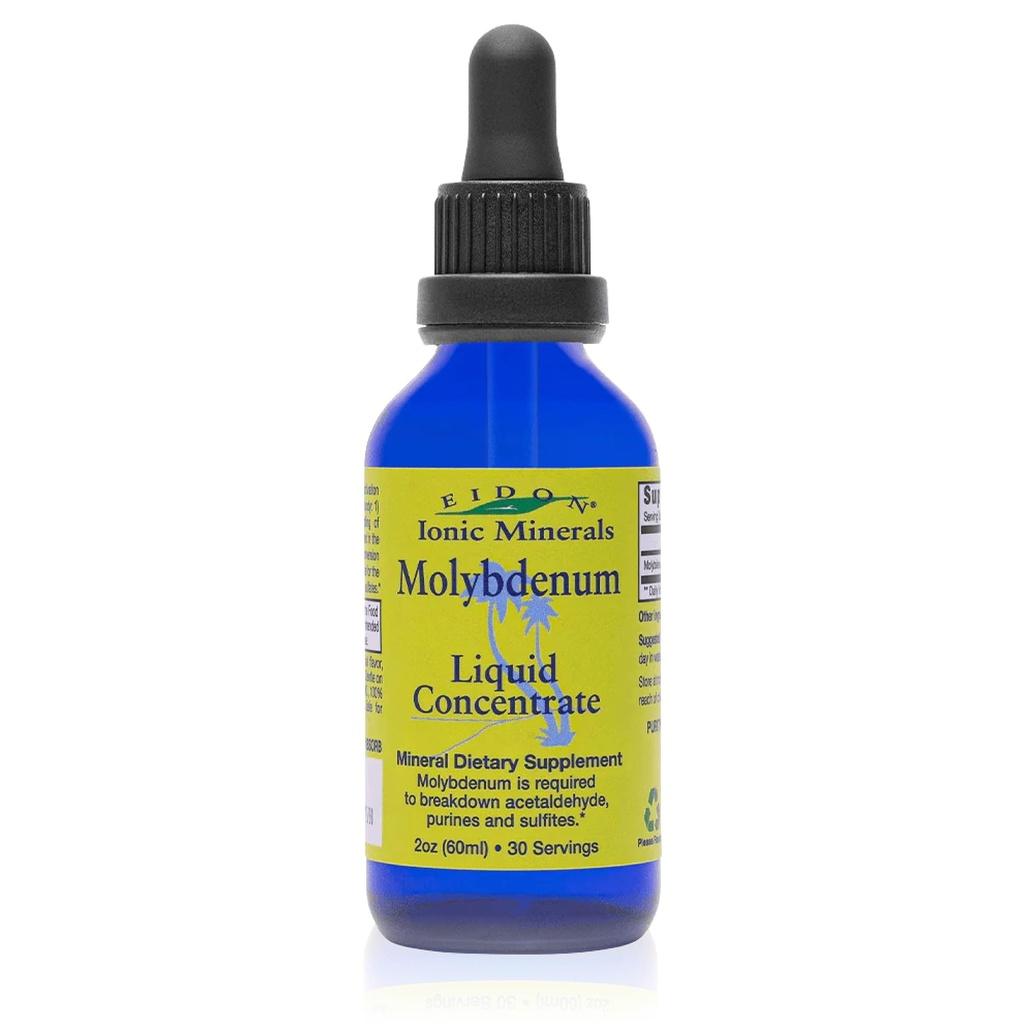 Eidon Ionic Minerals Sıvı Molybdenum Supplement - Sıvı Ionic Mineraller, Molybdenum Drops, All Natural, No added Sugars, Supports Biologicial Processes, Mineral Supplements, 2 ozz