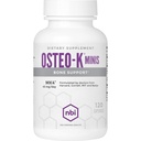 NBI Osteo-K Bone Support - Mini | Vitamin D & K Kompleksi ile Litrate Supplement | 45 mg Vitamin K2 (MK4) Güçlü Bone Health & Function için | 120ct Veggie Capsules