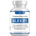 Rahatlama Sleep Aid, Natural Non-Habit Form, Sleep Supplement Longer & Better Sleep, Chamomile, Magnezyum, Melatonin, Ashwagandha, GABA, Drug-Free (60 Count) için destek için gelişmiştir.