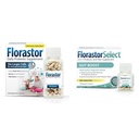 Florastor Probiyotik Sche for Digestion, Gut Health – 100 ct. Probiyotik for Digestive & Immune Health + 30 ct. Gut Boost Daily Probiyotik & Prebiyotik - İyi Bakteri & Flush Out The Bad