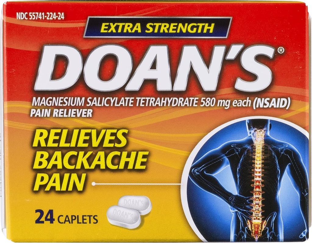 Doan'ın Ekstra Güçlü Ağrısı Reliever Caplets - 24 Ctt