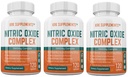 3 Şişeler Nitrik Çimento Kompleksi 3500 mg L-Arginine HCL AAKG AKG Alpha Chemglutarate Citrulline Malate 360 Total Capsules