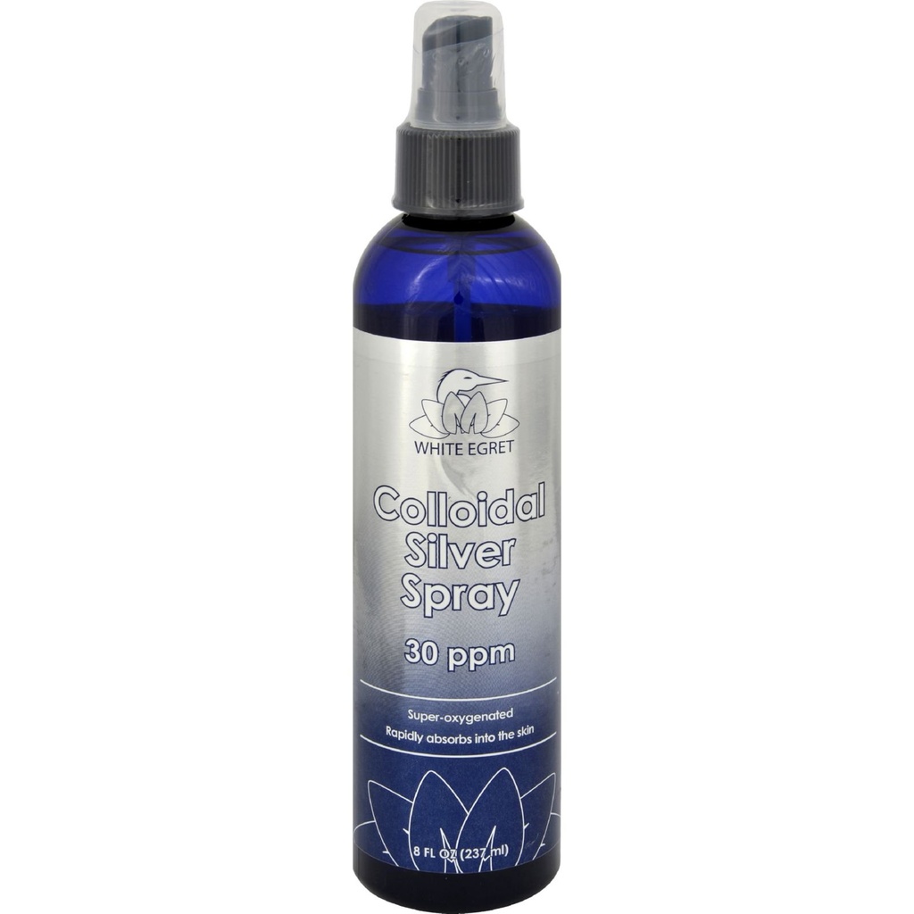 Beyaz Egret Skin Care Colloidal Silver Spray, 8 Ounce