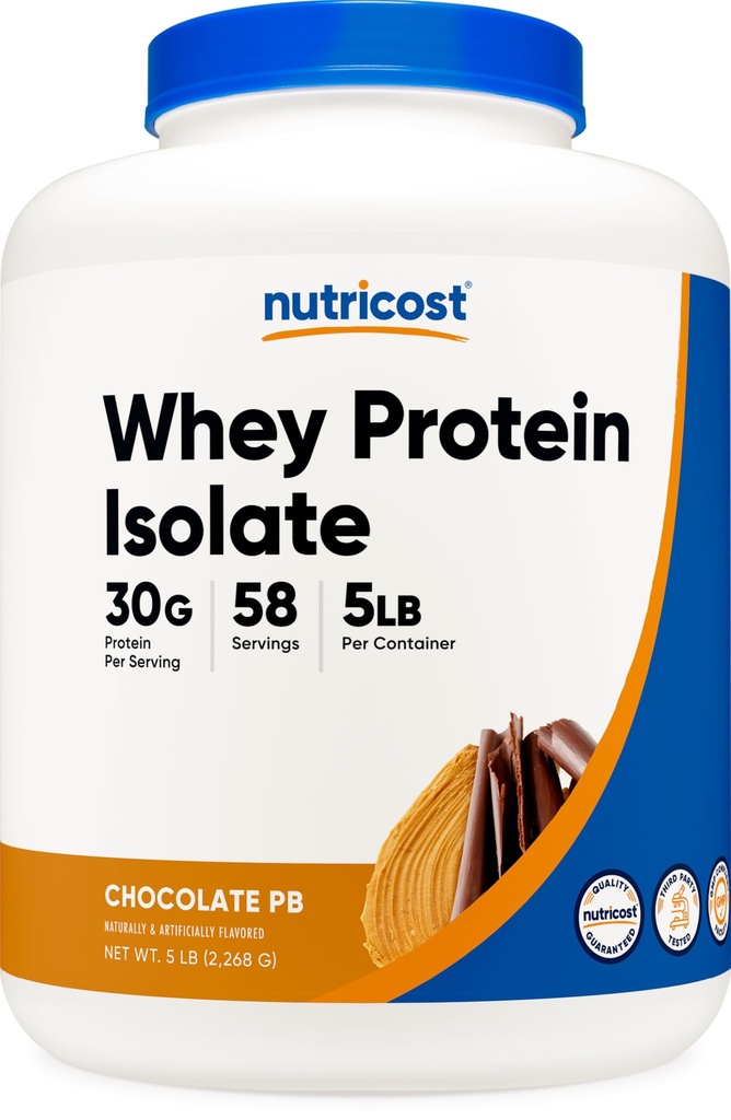 Nutricost Whey proteini (Chocolate Peanut Butter, 5 Pound) Protein Toz