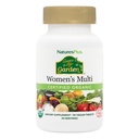 NaturesPlus Life Garden Organic Women's Multivitamin Kaynağı - Pure, Natural Whole Food Malzemeler - 90 Vegan Tabletler (30 Hizmetler)