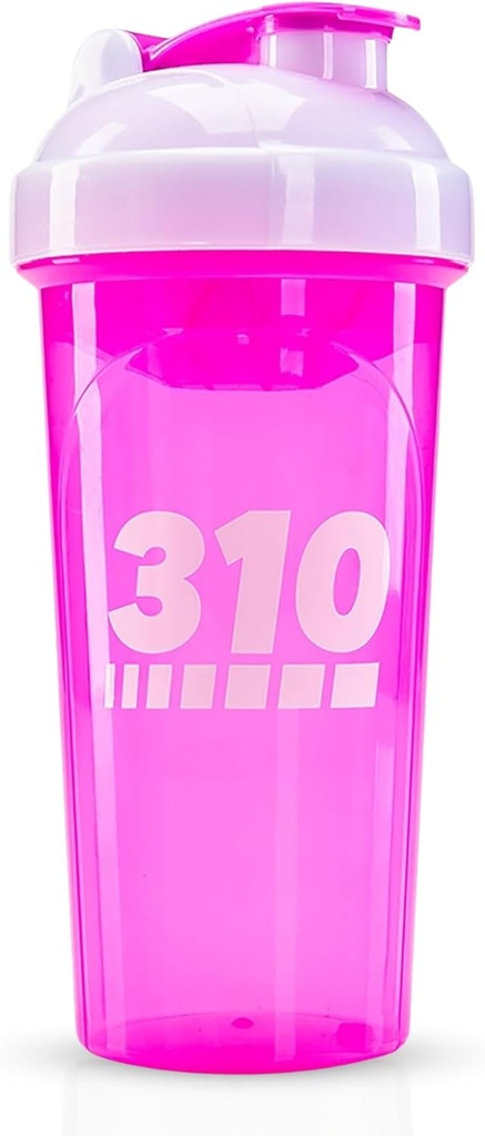 310 Beslenme Protein Shaker Şişe - Meal Yenileme Protein Tozları için Dayanıklı Beton Şişe Shaker, Lemonade Mix, Ve Pre Workout - Honda-Free & Dishwasher Güvenli Mixer Kupası - Pink