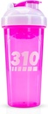 310 Beslenme Protein Shaker Şişe - Meal Yenileme Protein Tozları için Dayanıklı Beton Şişe Shaker, Lemonade Mix, Ve Pre Workout - Honda-Free & Dishwasher Güvenli Mixer Kupası - Pink