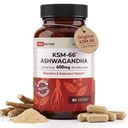 DailyNutra KSM-66 Ashwagandha 600 mg Organik Kökleri - Yüksek Potency Supplement with% 5 Withanolides | Relieves Tiredness, Supports Relaxation, Focus, Energy, & Muscle growth (90 Capsules)