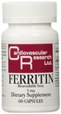Cardiovascular Research Ferritin Maksimum Abhidrasyon Demir Supplement 1-Pack, 01-Cream,60 Capsules