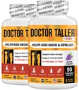 NuEn İyi Doktor Taller Çocuklar - Çocuklar Çokvitaminler, Toddler Vitaminler - Kemik Güçlerini Destekleyin, 2 ila 9 - Grape Flavor - 90 Chewable Tabletler | Pack 2