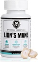 Lions Mane Mushroom Cognition Capsules (120 Kont) - Mushroom Toz Aslan'ın Maneksiyonu - Beyin Vitaminleri - Bildirim - Focus Supplements