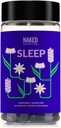 Çıplak Uyku - GABA L Theanine Natural Sleep Aid - Lemon Balm, Lavender, ve Melatonin Geliştirilmiş Rahatlama ve Uyku Kalitesi - Gluten-Free ve Vegetarian - 30 Capsules