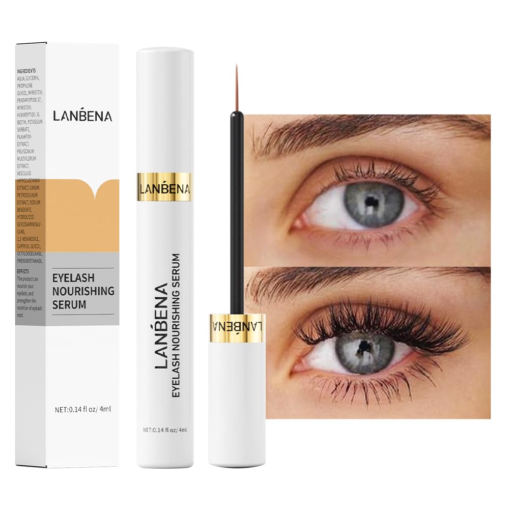 LANBENA Eyelash Büyüme Serum, Advanced Eyelash Tedavisi (Eyelash Büyüme Serum - A)