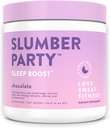 Love Sweat Fitness Sleep Boost Toz | Slumber Parti Çikolatası | Uyku, Destekler Kas Kurtarma | Vegan, Gluten Free, Non-GMO | 28 Servisler
