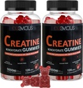 Cyhidrat Gummies 240 for Men & Women- 5g, Sugar-Free Pre-Workout Gummy W/L-Taurine, Betaine Anhidrus, Alpha GPC, B12, Chewable Gummies for Muscle Strength & Energy Boost (2 Pack)