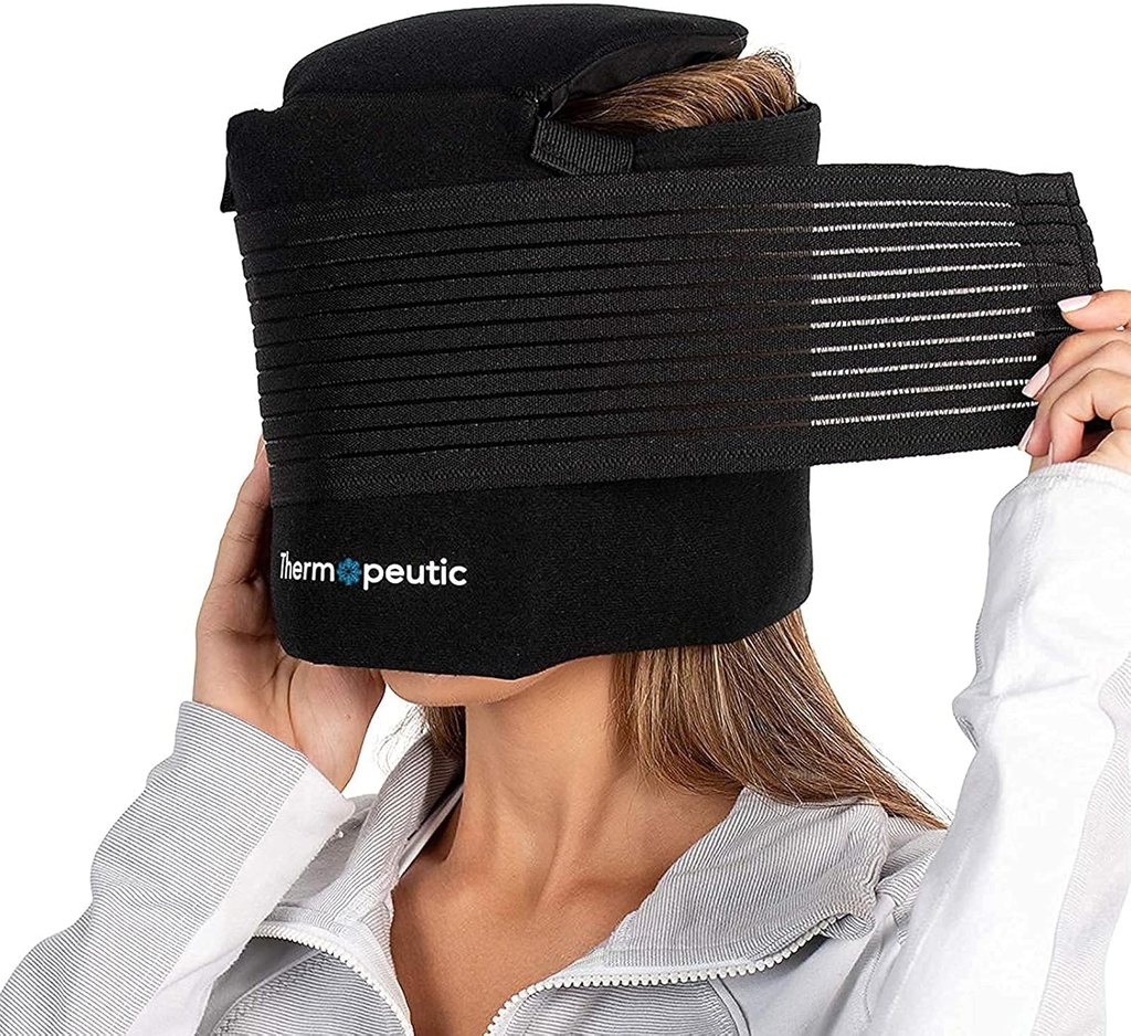 Giyilebilir Buz Paketi Migraine Relief Cap | Gerçeği Yardımı Cap, Migraines & Skin Ice Beanie Migraine Cap | Headache Ice Pack /Migraine Maske w/Compression