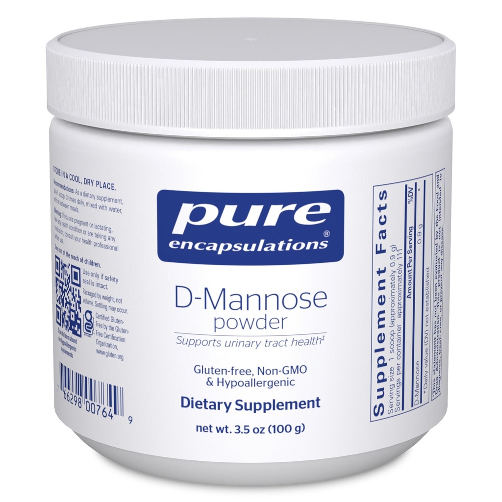 Saf Encapsulations D-Mannose Toz - Urinary Tract Support - Urinary Tract Support & Bladder Health* - Easy Dissolve Toz - Non-GMO & Vegan - 3.5 ozz