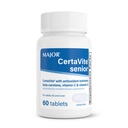 MAJOR CertaVite Senior Multivitamin with Antioksis – Multivitamin for Women and Men with Beta-Carotene, Iron, Vitamin C & E - Supports Immunity, Energy & Vision – 60 Tabletler
