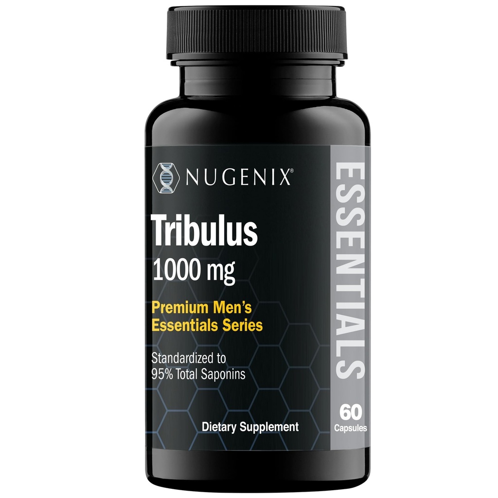 Nugenix Essentials Trib Terulusris for Men Extract -% 95 Total Saponins, 1000 mg High Potency, Ekstra Kuvvet, 60