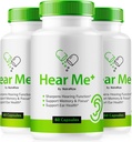(3 Pack) Hear Me + Capsules, Official HearMe + Pills, Hear Me Plus Ear Formula for A Healthy Hearing, Premium HearMe Plus for Ear Health, Natural Ear Cleaner Support, Hear Me+ Review (180 Capsules)