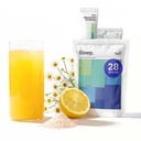 Sleep Aid Toz - Liposomal Saffron ile Derin Uyku İçin Sakin, Magnezyum & PharmaGABA Melatonin-Free Natural Supplement Stresi Azaltmak ve Uyku Kalitesini Geliştirmek için Uyku Kalitesi Chamomile Lemonade 28