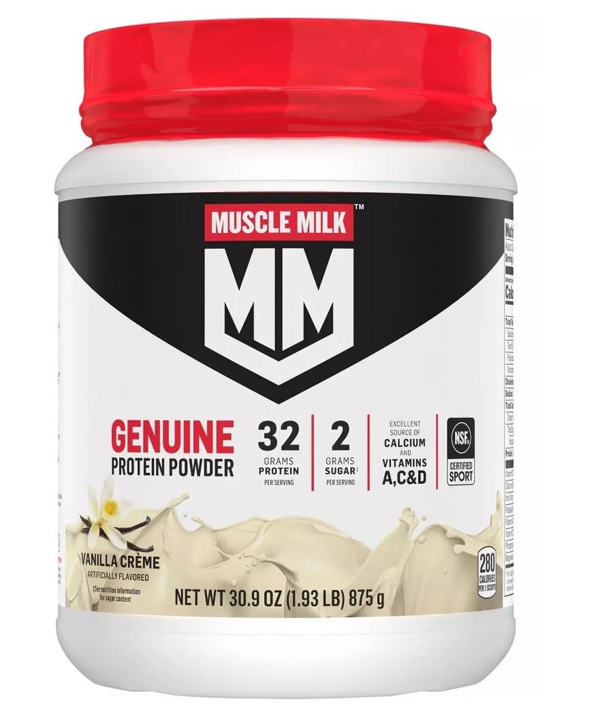 Muscle Milk Lean Muscle Vanilla Creme Protein Powder, 1.93 Pound (Pack of 1)