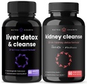 NutraChamps Liver Cleanse Capsules ve Kidney Cleanse Capsules 2 Pack