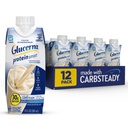 Glucerna protein Smart Diyabet Care Shake, Vanilla, Diabetic Meal Change to Support Blood Sugar Management, 30g Protein, 150 Calories, içmeye hazır, 11-fl-oz Şişe, 12 Pack