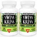 İsviçre Kriss Herbal Laxative Tabletleri, Constipation Relief için Doğal Laxatives, Senna Laxative, 250 tablet, (Pack of 2)