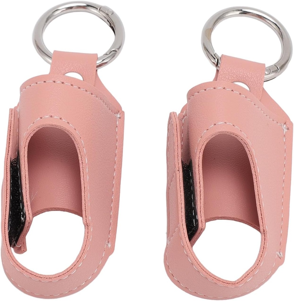 2parça Asthma Inhaler Sahibi Hareketli Depolama Koruyucu PU Deri Asthma Inhaler Case for Travel ()