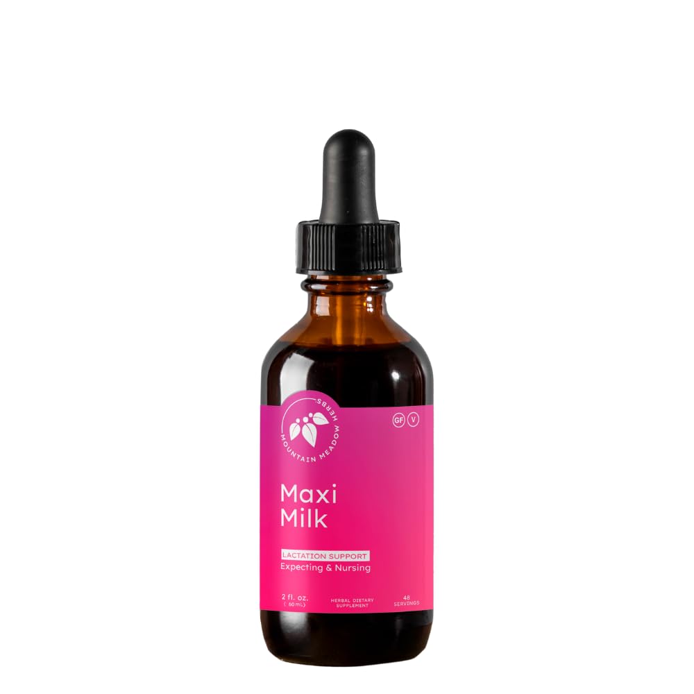 Mountain Meadow Herbs Maxi-Milk- Natural Liquid Lactation Support to Art Milk Production'ı hızla artırmak ve Anne besleme Anneleri için etkili bir şekilde - 2 oz