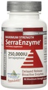 Serra Enzyme Serrapeptase Supplement - Clear Lungs and Sinuses, Proteolytic, Digestive Cleanse | 250.000 IU - Maksimum Güçlü | 90 Capsules