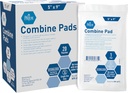 MED PRIDE Nonstick Sterile Abd, Ekstra Absorbent Cerrahisi Ağır Leakage (40 Kont) için 5x9 birleştirir.
