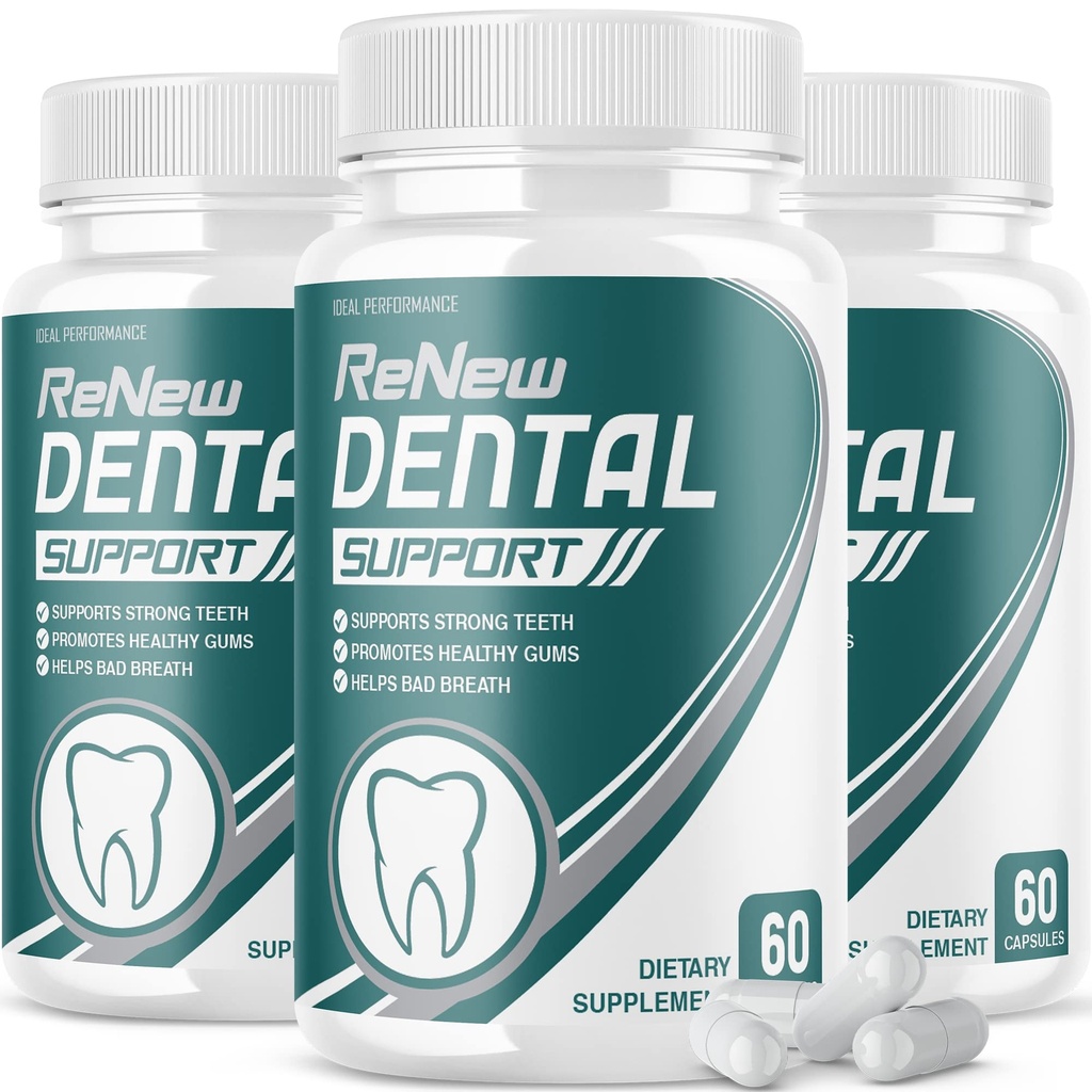 IDEAL PERFORMANCE (3 Pack) Yeni Diş Desteği Pills Cleanser (180 Capsules)