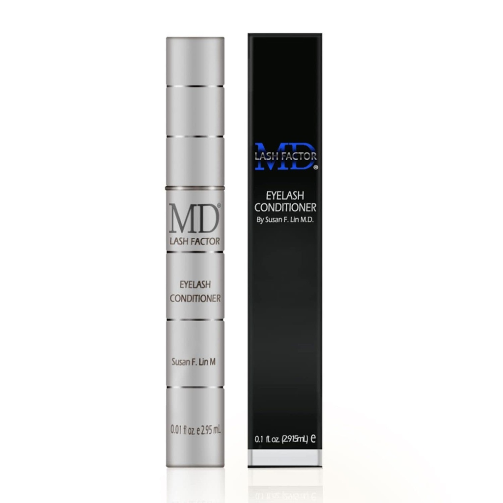 MD Lash Faktör Gözlash Durumer - 0.1 fl oz, 3-Month Supply - Daily Lash Serum with Peptides and Biotin for Tier Lashes
