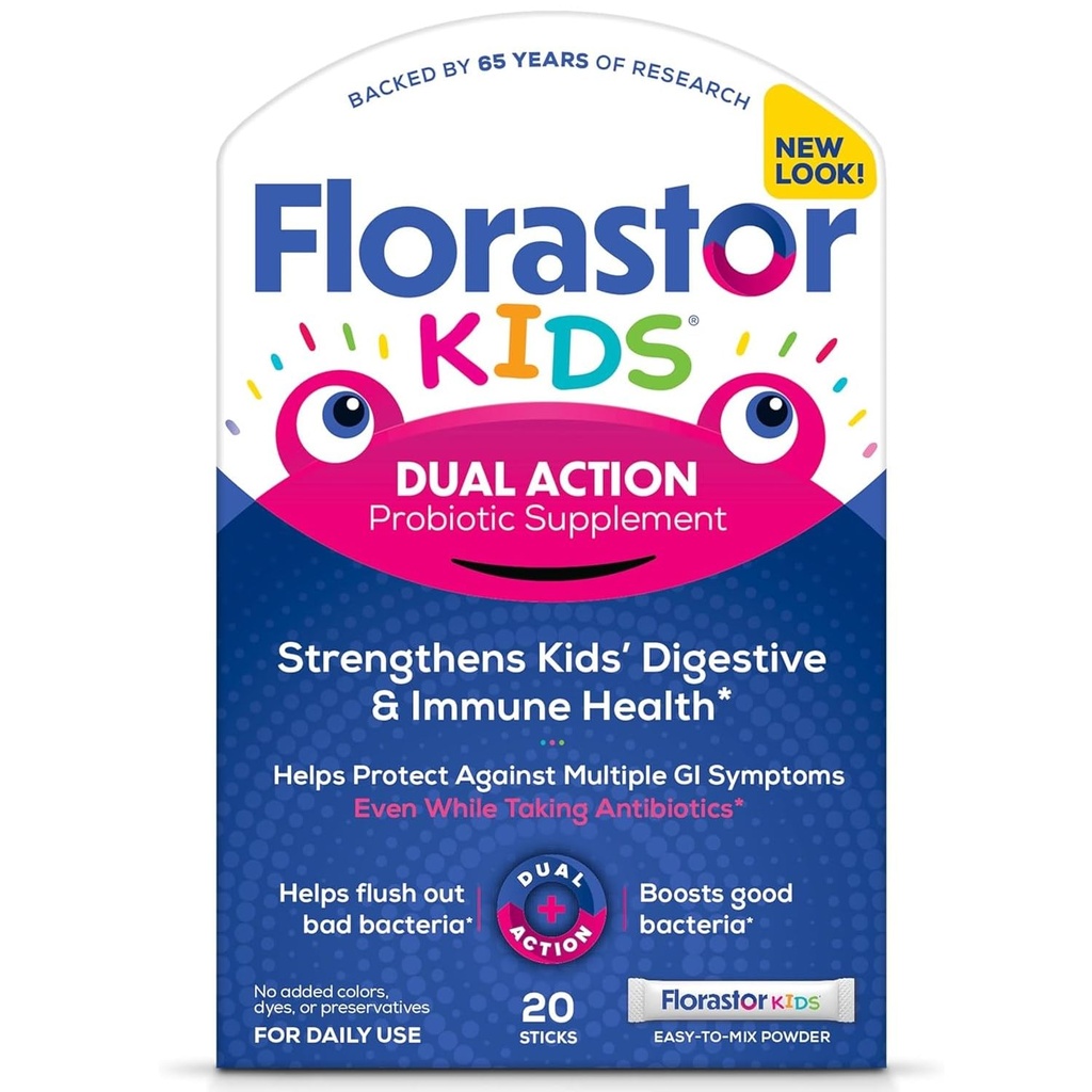Biocodex Florastor Kids Probiyotik Sachets, 20 Kont