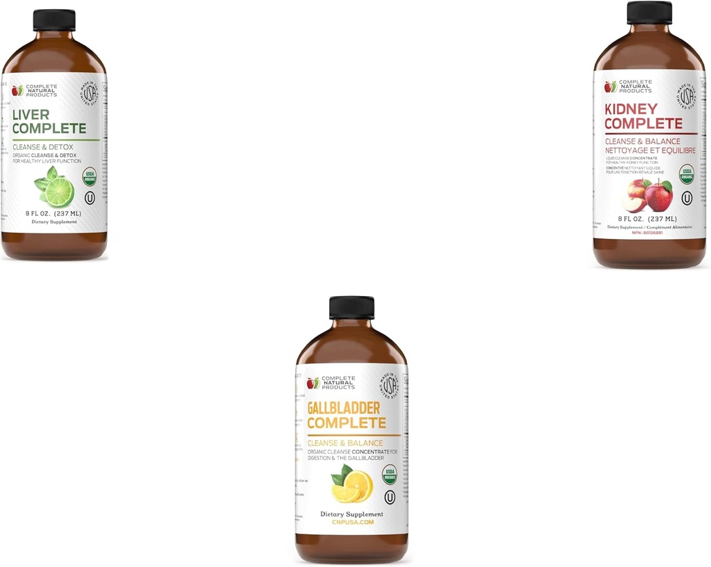 Tamam Doğal Ürünler Liver Tamam 8oz, Kidney 8oz & Gallbladder Tamam 8oz Sche