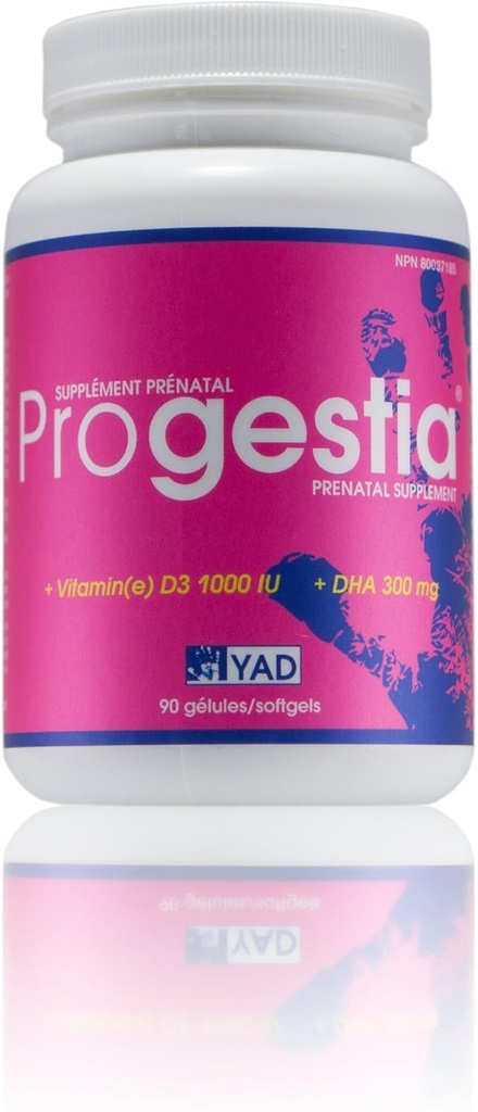 Progestia Prenatal Vitaminler for Women with Omega-3 Fatty Acids EPA, DHA, Folic Acid, Iron, Vitamins and Nutrients For Pre During, & Post Gebelik (90 Pills 3 Ay Supply)