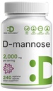 DEAL SUPPLEMENT D Mannose 500 mg Capsules (2,000mg Per Servis), 240 Veggie Pills – Hızlı Su Üretme Formu – Ekstra Güçlü Urinary Tract (UTI) Health Support – Non-GMO, Vegan Friendly Friendly Friendly Friendly