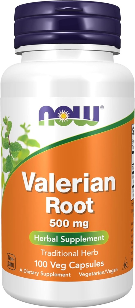 Şimdi Tamamlar, Valerian Root (Valeriana outicinalis) 500 mg, Herbal Supplement, 100 Veg Capsules