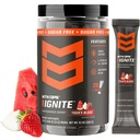 MTN OPS Ignite Trail Packs Energy Drink Toz, Gluten Free Nootropic Supplement Drink Mix, L Arginine, L Citrulline, Caffeine & Nootropic Sugar Free Drink Mix, 20 Services, Tiger's Blood
