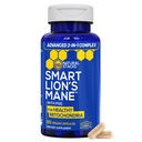 Organik Lions Mane Supplement Capsules - 1000 mg Lions Mane Mushroom with 10 mg PQ - Beyin Hücresi Memory, Learning, Mitochondrial Function - 60 Meyveli Body Mushroom Capsules